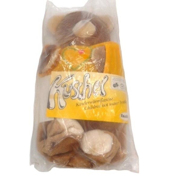 "fashy" Kuschel Children's Hot Water Bottle & Plush Teddy Bear Cover Unused - Picture 7 of 9